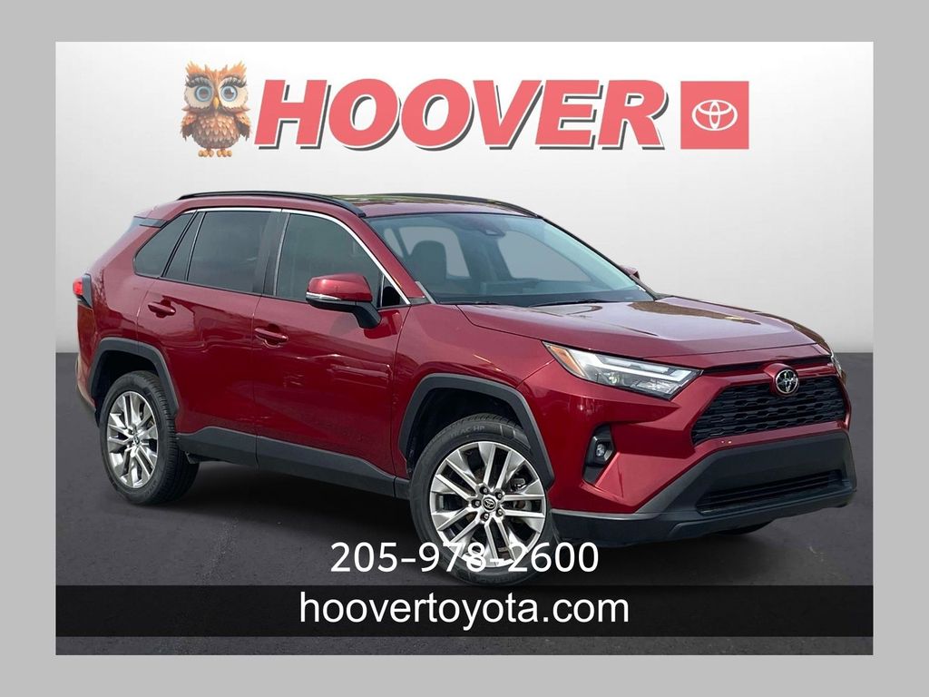 Red (Ruby Flare Pearl) 2022 Toyota RAV4 XLE Premium AWD SUV / Crossover All-Wheel Drive 8-Speed Automatic