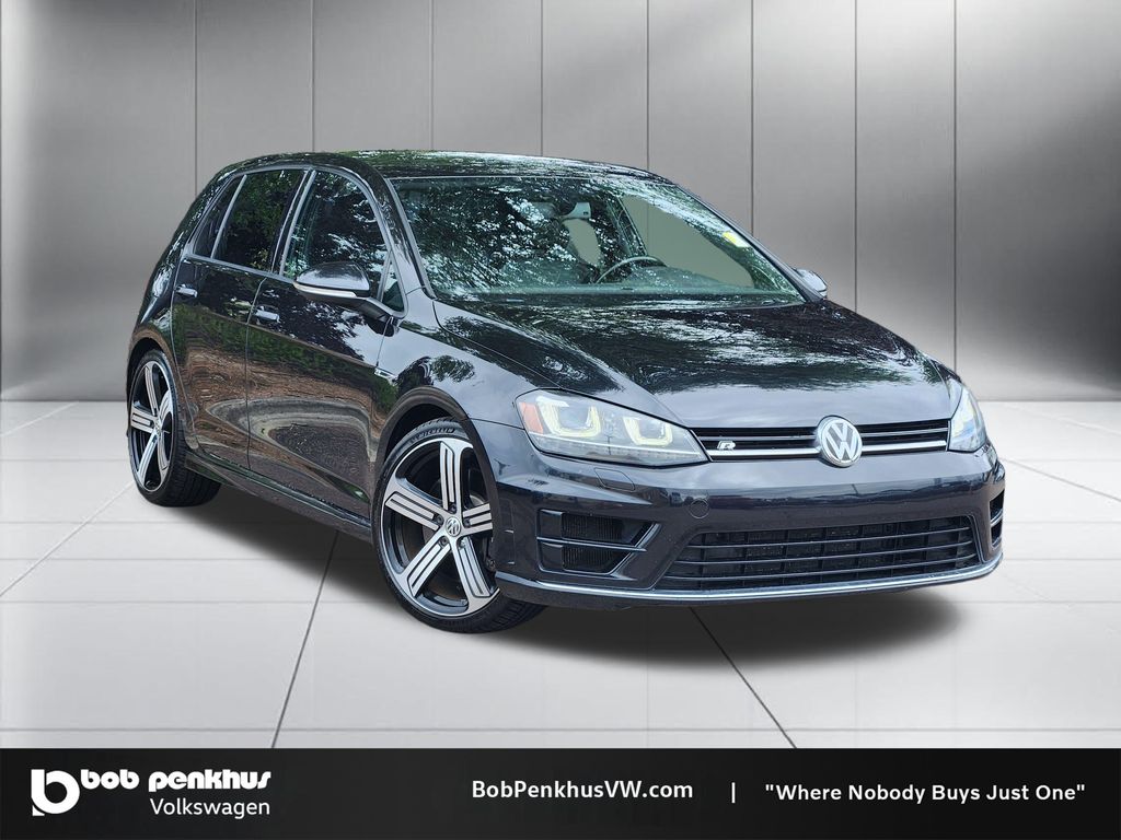 Black 2016 Volkswagen Golf R 4-Door AWD Hatchback All-Wheel Drive 6-Speed Dual Clutch