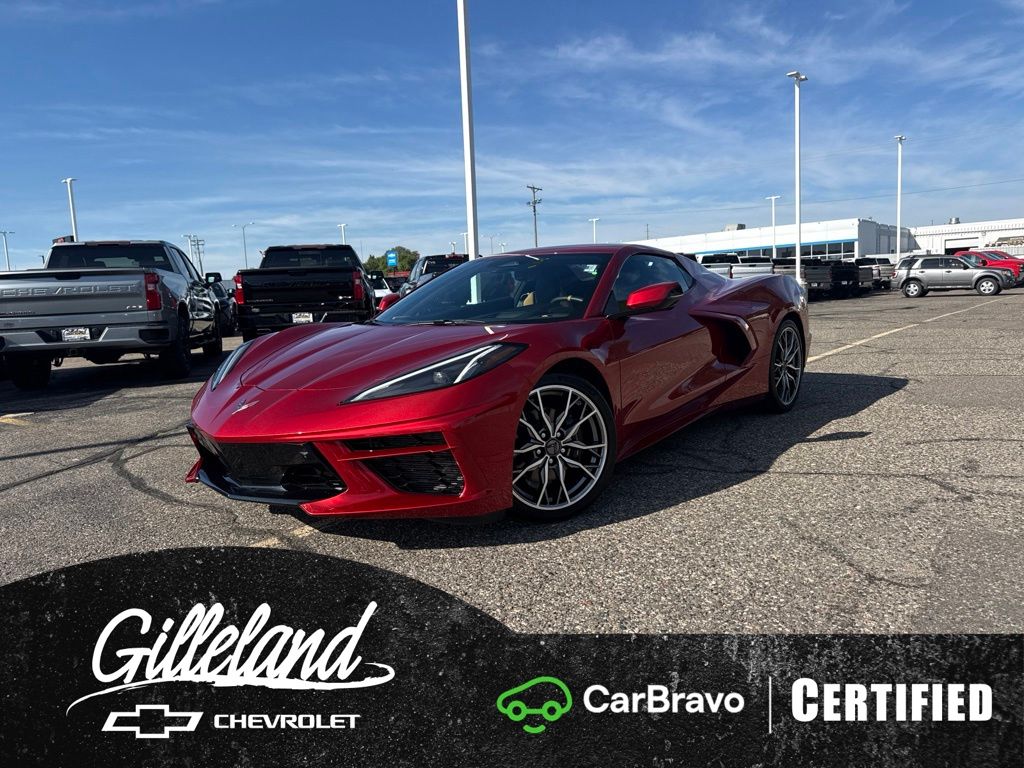 Red Mist Metallic Tint 2025 Chevrolet Corvette Convertible Rear-Wheel Drive 8-Speed Dual Clutch