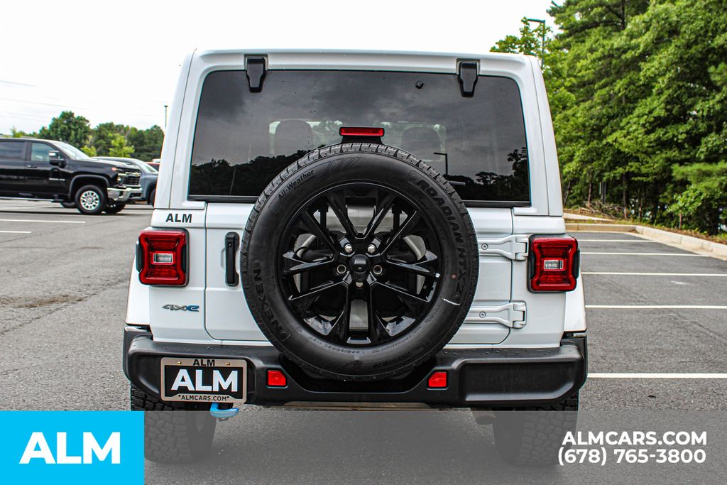 Used 2024 White Jeep Sahara 4xe image 11