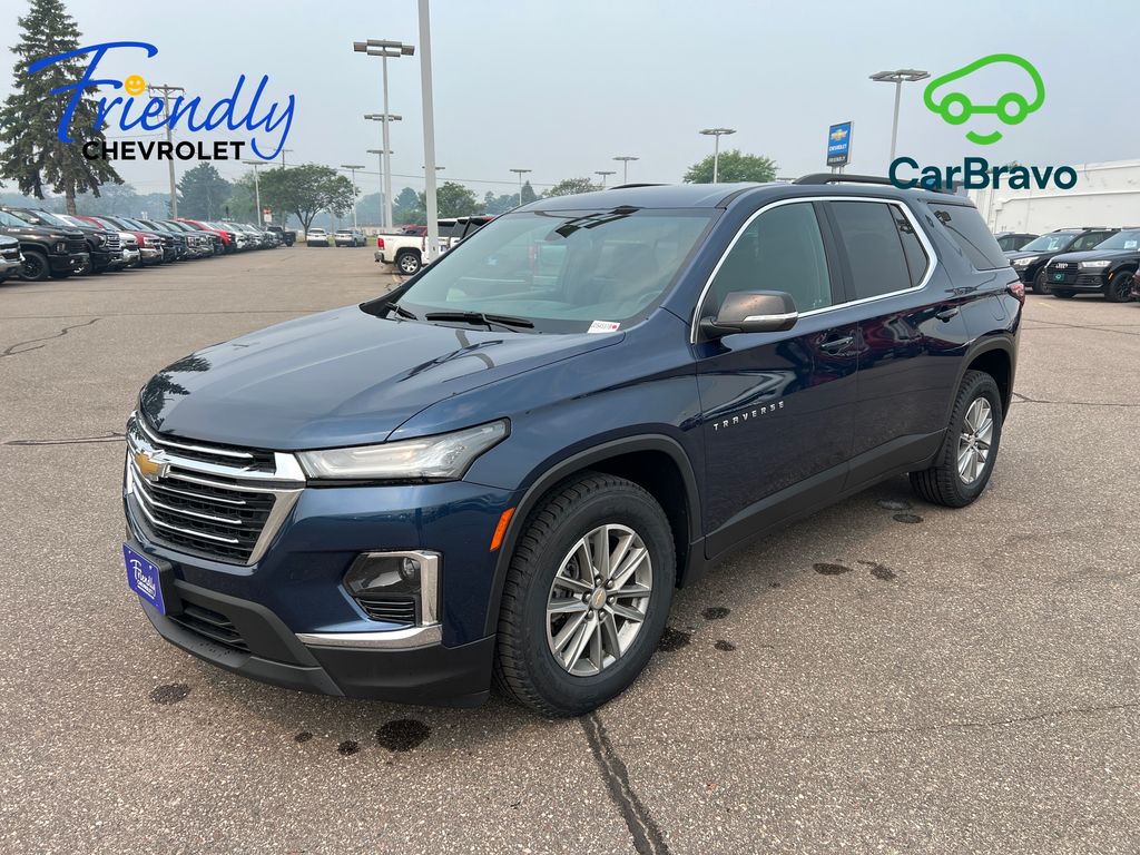 Northsky Blue Metallic 2023 Chevrolet Traverse SUV / Crossover Four-Wheel Drive 9-Speed Automatic
