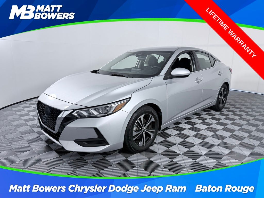 Brilliant Silver Metallic 2023 Nissan Sentra SV FWD Sedan Front-Wheel Drive Continuously Variable Transmission