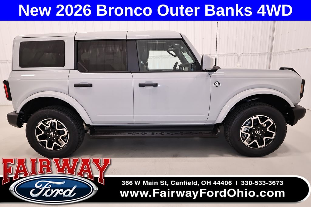Avalanche Gray 2026 Ford Bronco SUV / Crossover Four-Wheel Drive Automatic