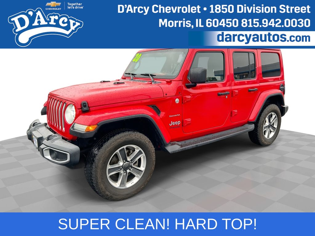 Firecracker Red Clearcoat 2020 Jeep Wrangler SUV / Crossover Four-Wheel Drive 8-Speed Automatic