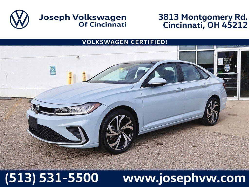 Gray 2025 Volkswagen Jetta SEL FWD Sedan Front-Wheel Drive 8-Speed Automatic