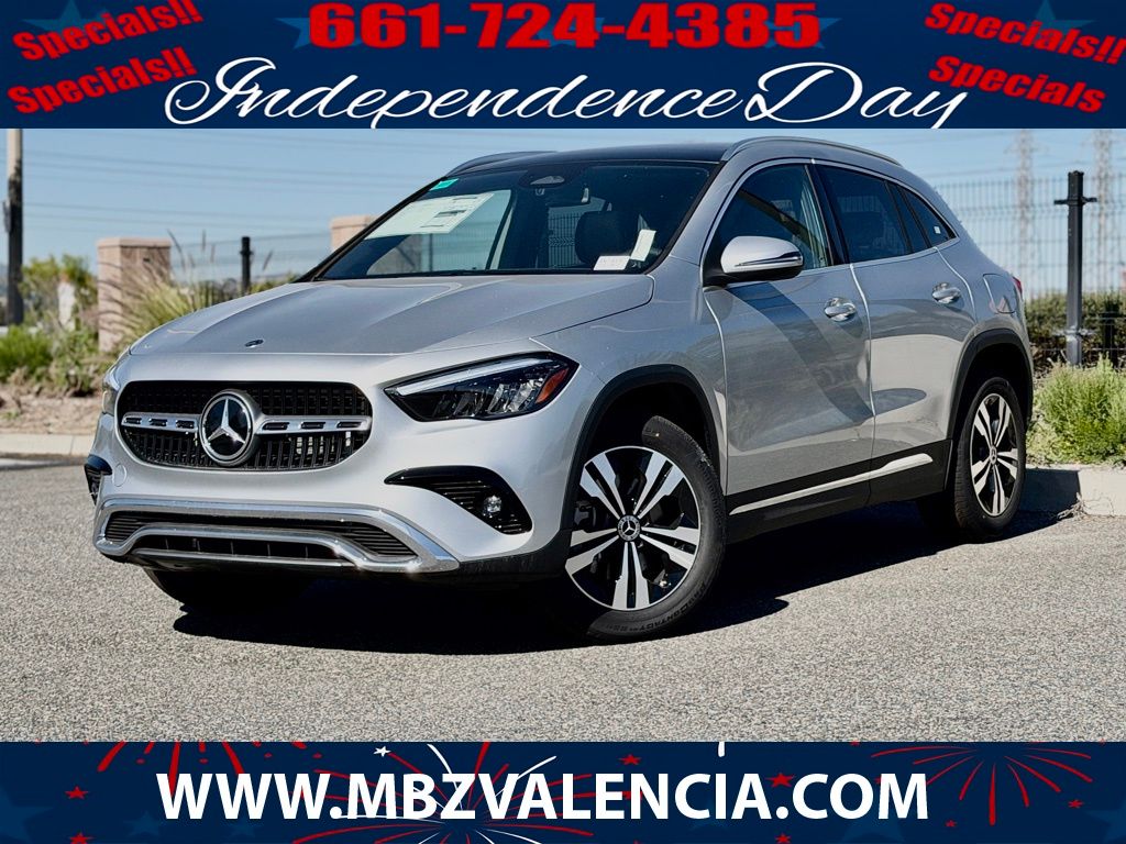 Silver 2026 Mercedes-Benz GLA SUV / Crossover All-Wheel Drive 8-Speed Dual Clutch