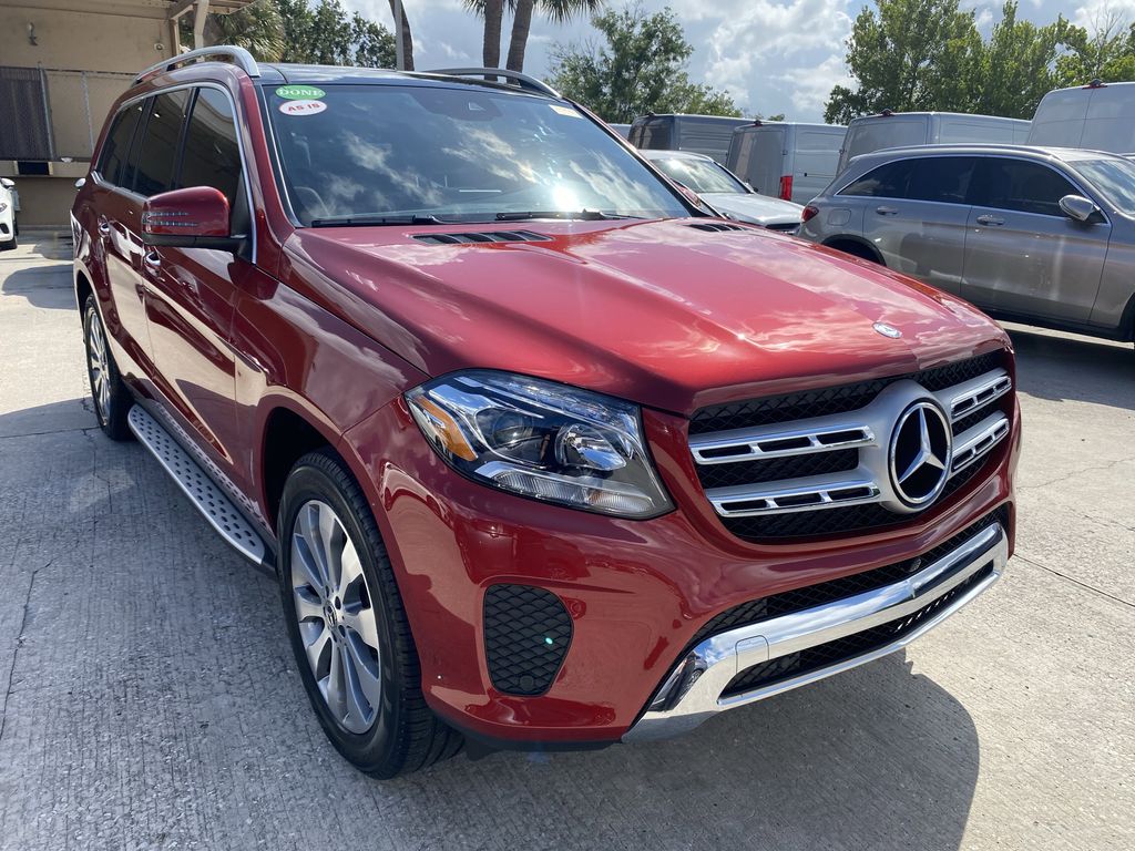 designo Cardinal Red Metallic 2017 Mercedes-Benz GLS 450 4MATIC SUV / Crossover All-Wheel Drive 9-Speed Automatic