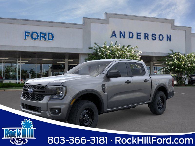 Gray Metallic 2026 Ford Ranger Pickup Truck Four-Wheel Drive Automatic