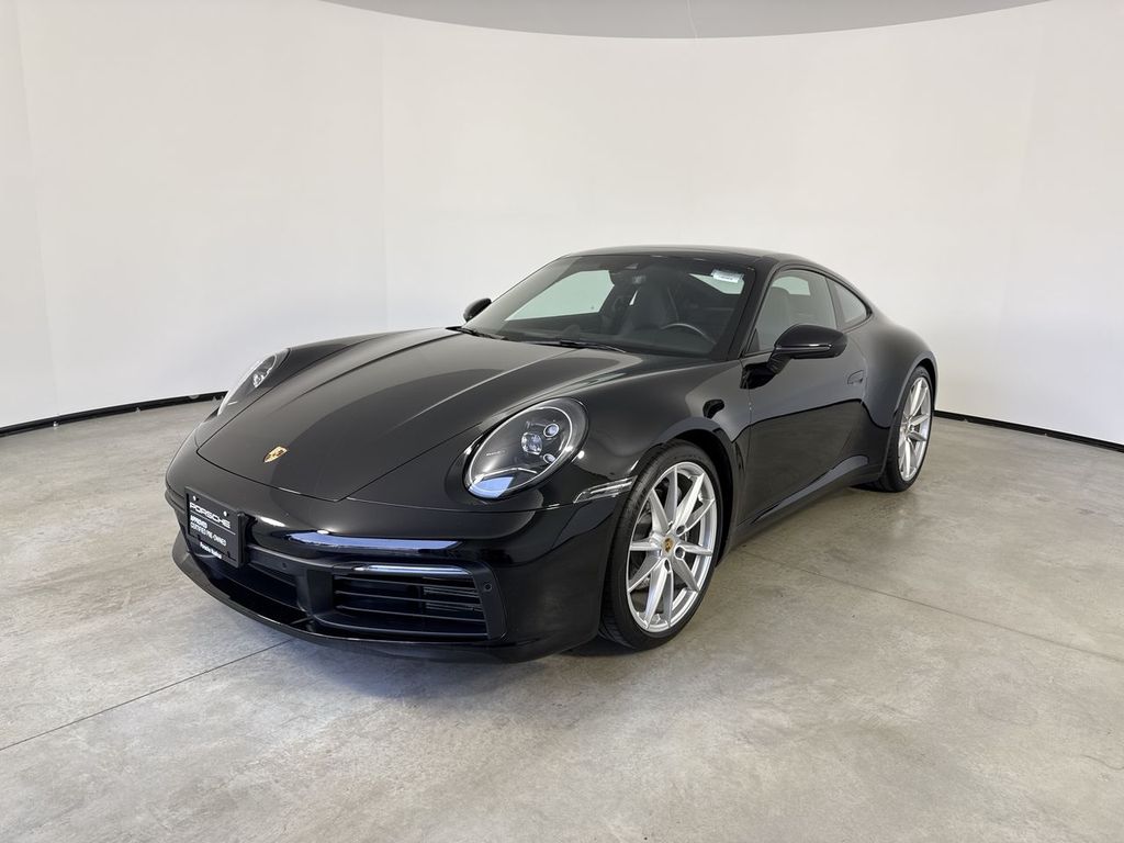 Black 2024 Porsche 911 Carrera 4 Coupe AWD Coupe All-Wheel Drive 8-Speed Automatic