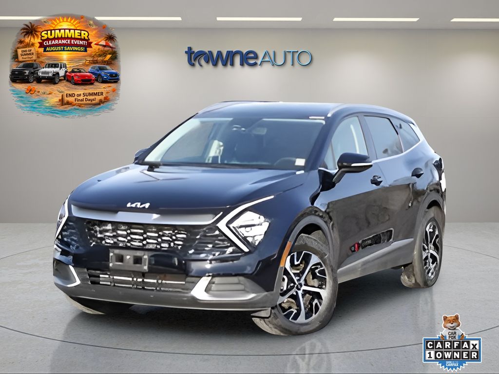 Ebony Black 2023 Kia Sportage SUV / Crossover All-Wheel Drive 8-Speed Automatic