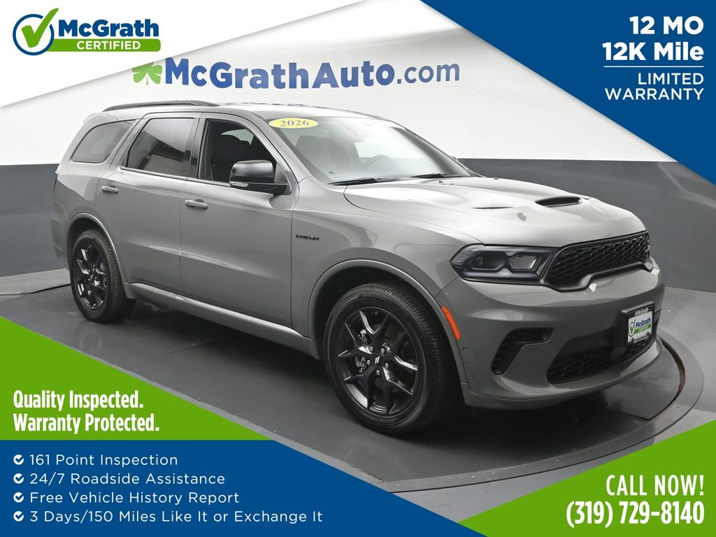 2026 Dodge Durango Gris (Destroyer Gray Clearcoat) SUV/Crossover Tracción en las cuatro ruedas 8 velocidades Automática