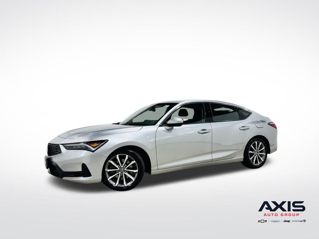 Silver 2023 Acura Integra FWD Sedan Front-Wheel Drive Continuously Variable Transmission