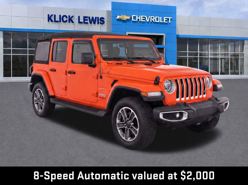 2018 Jeep Wrangler Unlimited Sahara Orange at Bob Ruth Ford