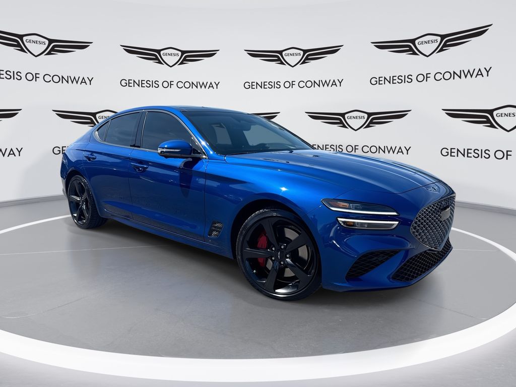 Blue 2026 Genesis G70 Sedan Rear-Wheel Drive 8-Speed Automatic