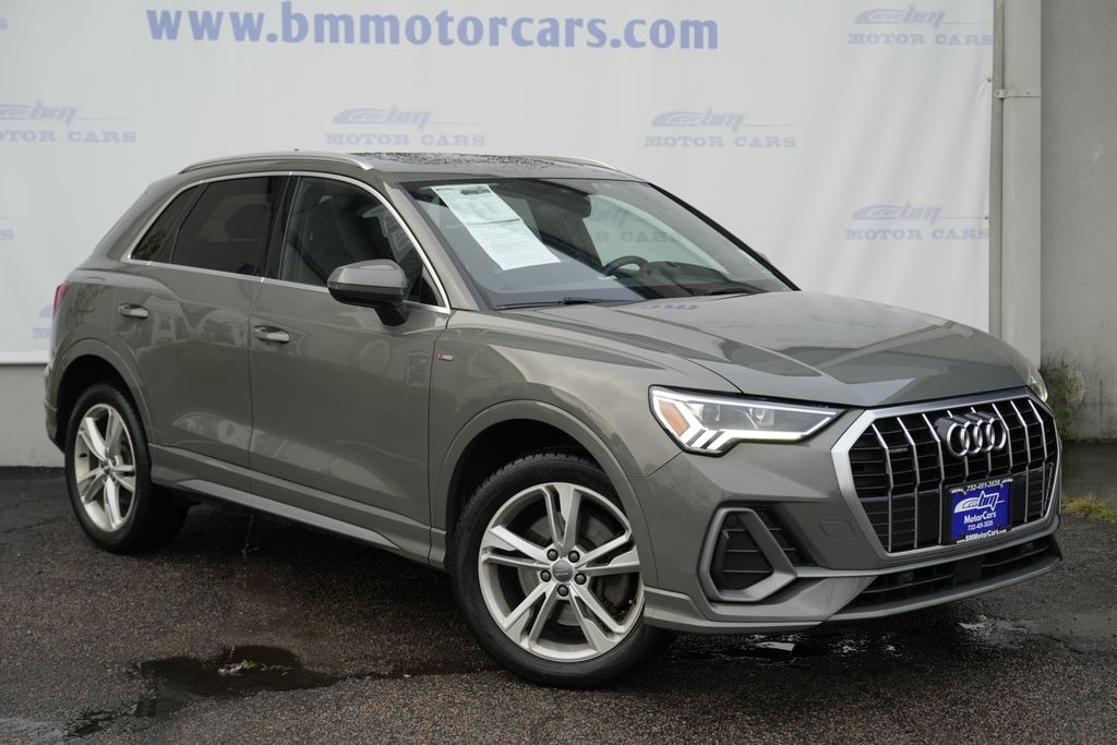 Gray Metallic 2021 Audi Q3 SUV / Crossover All-Wheel Drive 8-Speed Automatic