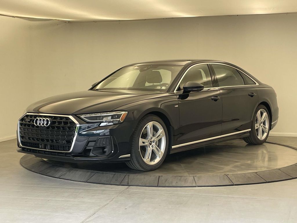 Blue 2026 Audi A8 L quattro 55 TFSI Sedan All-Wheel Drive 8-Speed Automatic