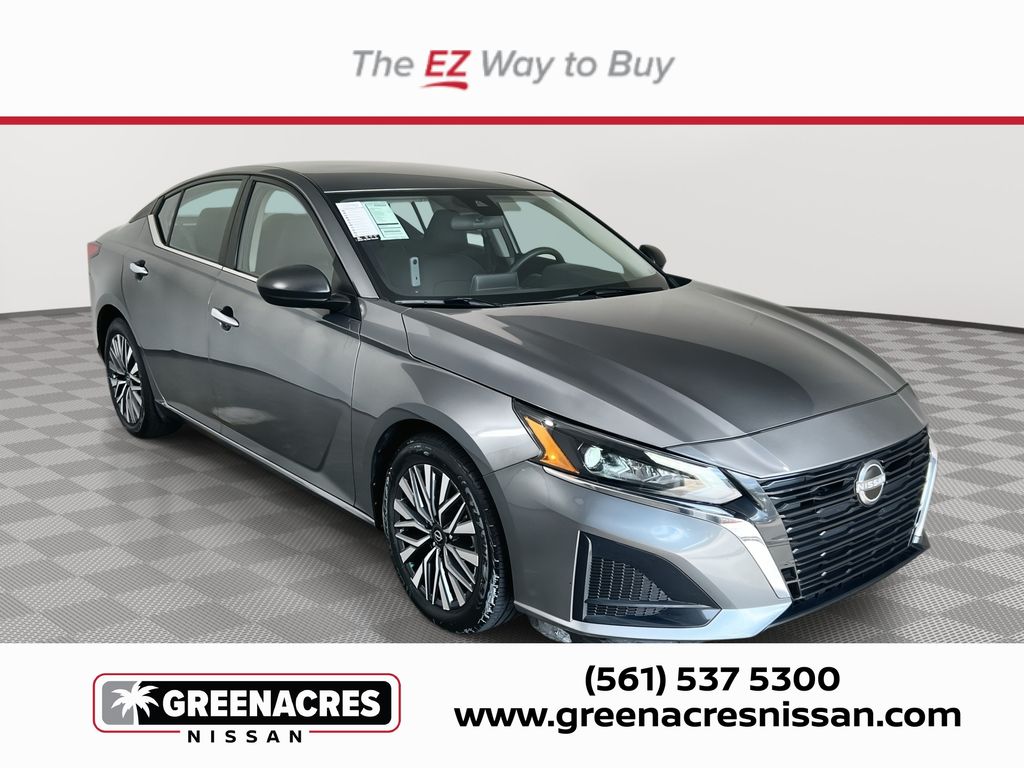 Gray (Gun Metallic) 2024 Nissan Altima Sedan Front-Wheel Drive Continuously Variable Transmission