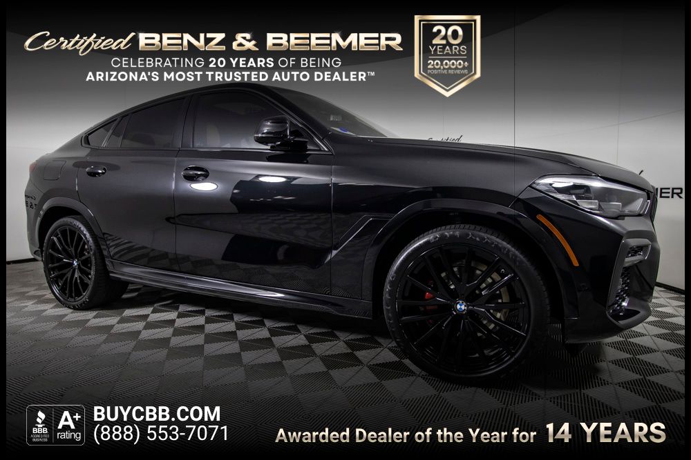 Black Sapphire Metallic 2023 BMW X6 SUV / Crossover All-Wheel Drive 8-Speed Automatic