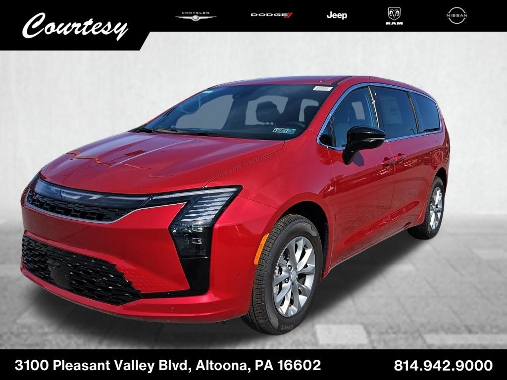 Red Hot Pearlcoat 2027 Chrysler Pacifica Minivan All-Wheel Drive 9-Speed Automatic