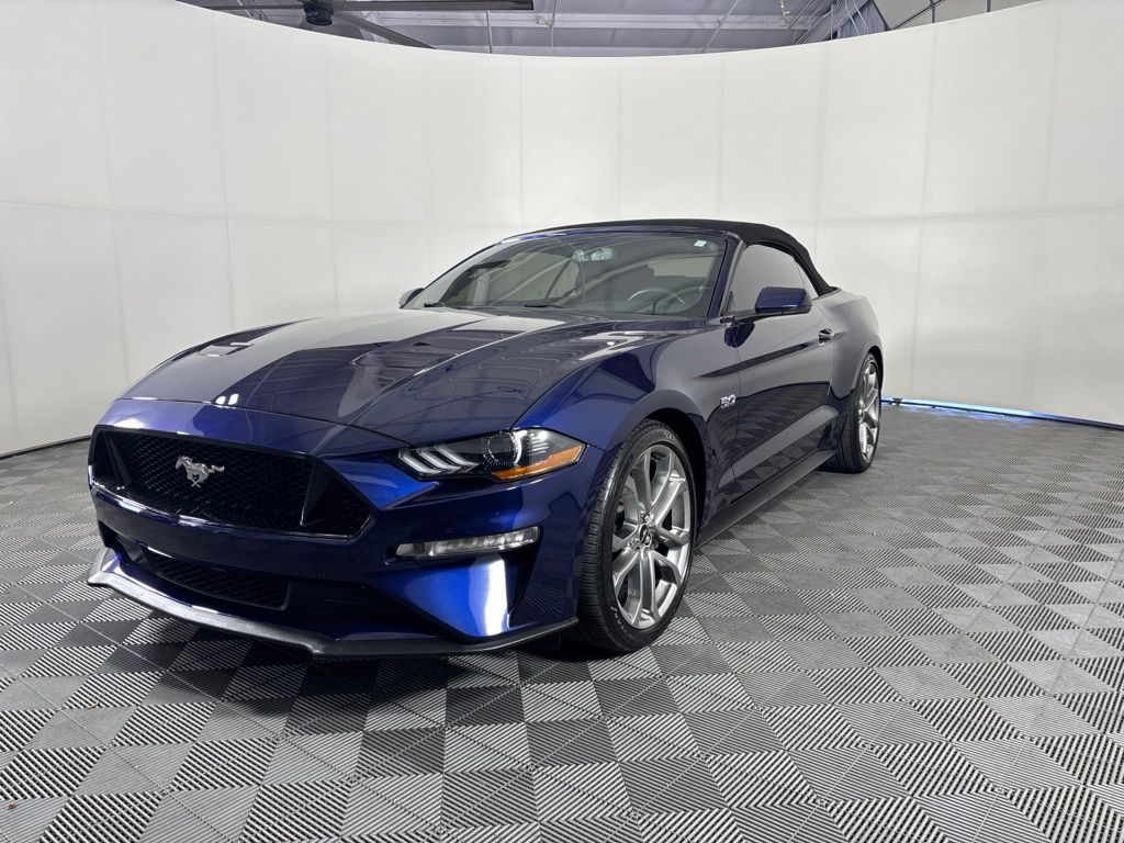 Kona Blue Metallic 2019 Ford Mustang Convertible Rear-Wheel Drive Automatic