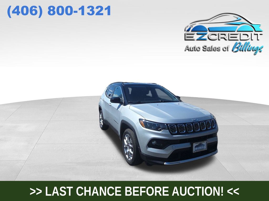 Silver Zynith Metallic Clearcoat 2025 Jeep Compass Limited 4WD SUV / Crossover Four-Wheel Drive 8-Speed Automatic