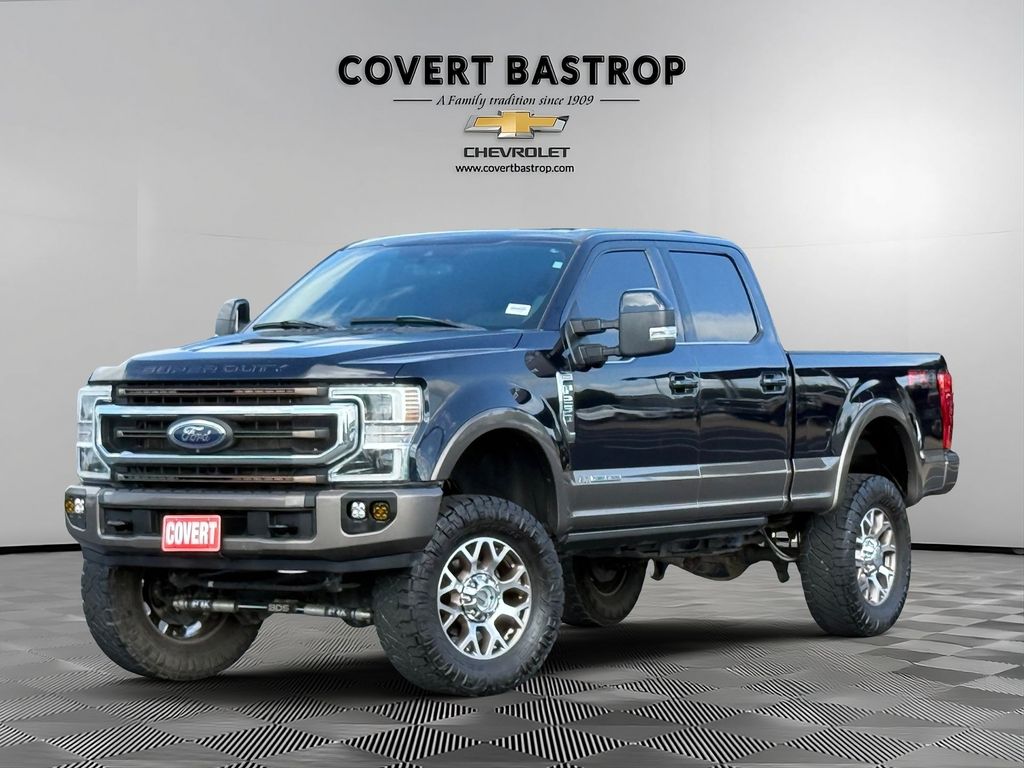 Brown 2021 Ford F-250 Super Duty Pickup Truck Four-Wheel Drive Automatic