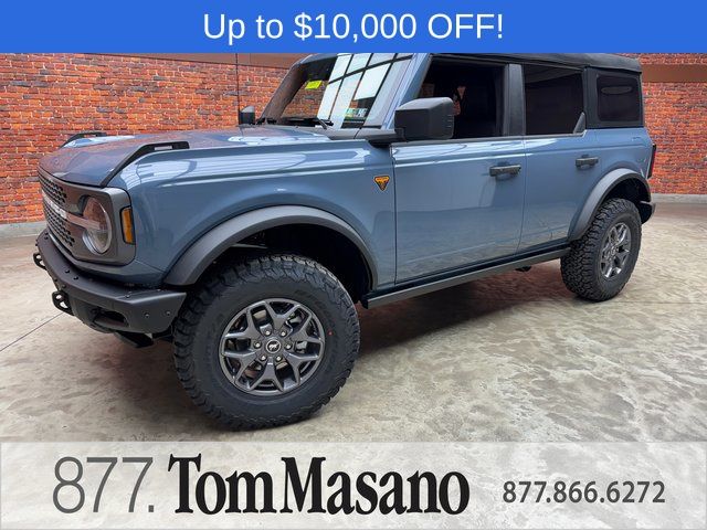 Blue (Azure Gray Metallic Tri-Coat) 2025 Ford Bronco SUV / Crossover Four-Wheel Drive Automatic