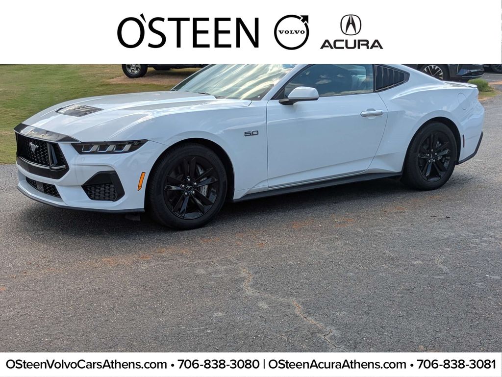 Oxford White 2025 Ford Mustang Coupe Rear-Wheel Drive Automatic
