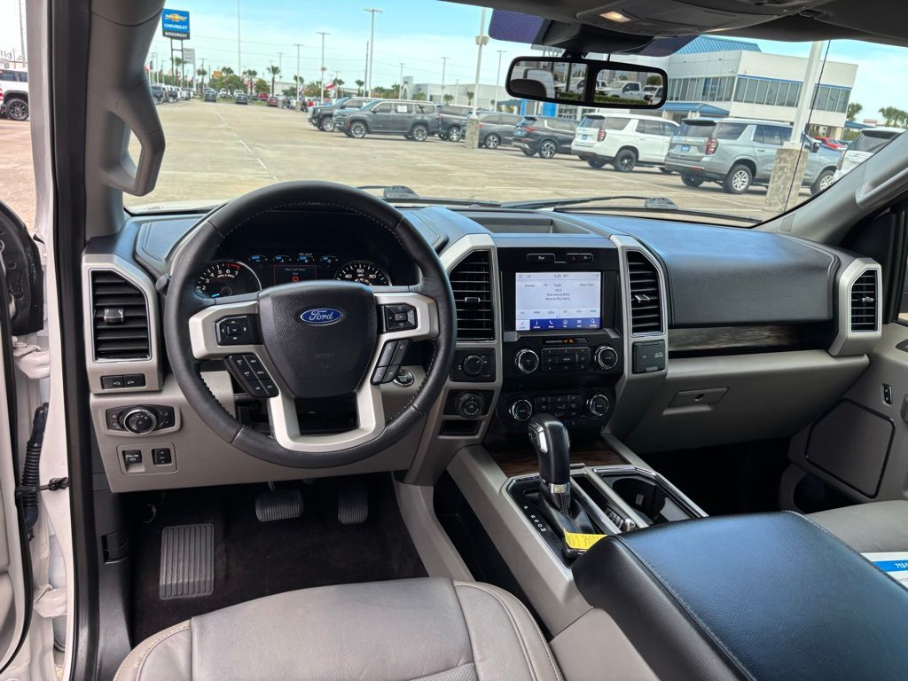 2019 Ford F-150 Lariat White at DeMontrond Gulf Freeway