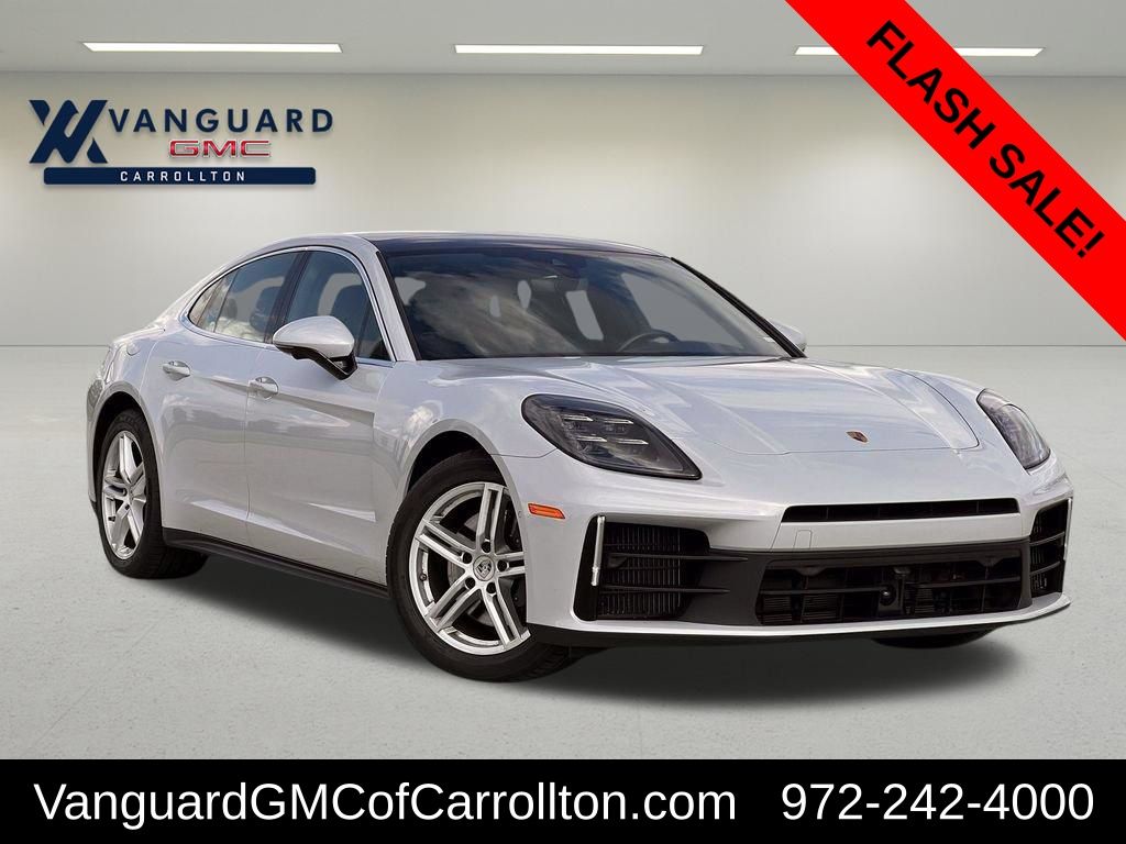 Gray (Ice Grey Metallic) 2025 Porsche Panamera Sedan Rear-Wheel Drive 8-Speed Automatic