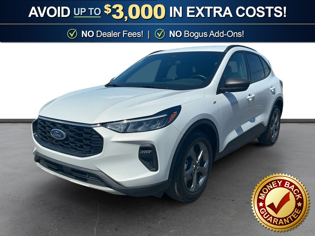 Silver Metallic 2025 Ford Escape Hybrid SUV / Crossover Front-Wheel Drive Continuously Variable Transmission