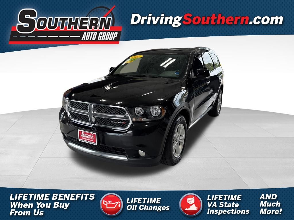 Brilliant Black Crystal Pearlcoat 2013 Dodge Durango SUV / Crossover Rear-Wheel Drive 6-Speed Automatic
