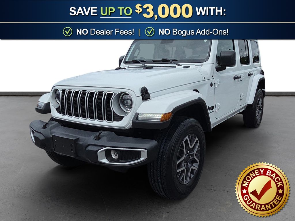 Bright White Clearcoat 2025 Jeep Wrangler SUV / Crossover Four-Wheel Drive 8-Speed Automatic