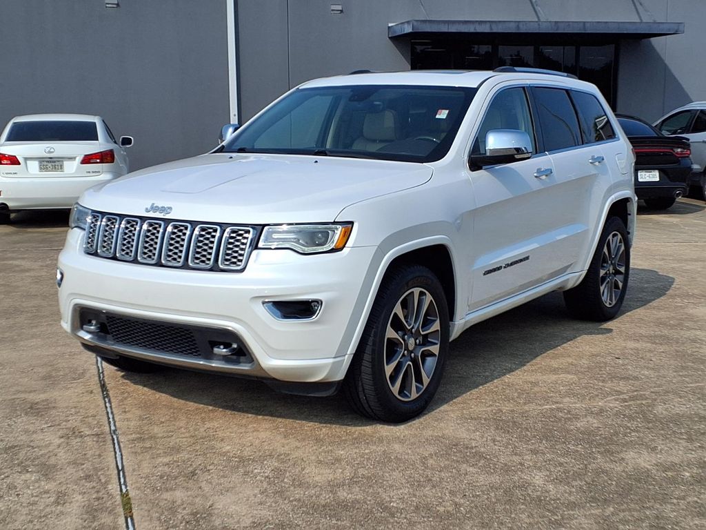 2017 Jeep Grand Cherokee Overland White at Bayway Cadillac of The Woodlands