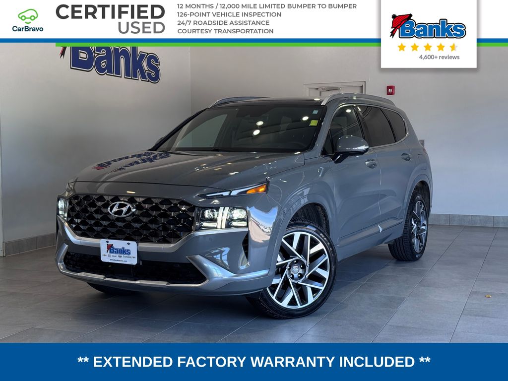 Hampton Gray 2022 Hyundai Santa Fe SUV / Crossover All-Wheel Drive Automatic