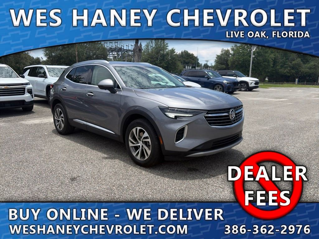 Satin Steel Gray Metallic 2021 Buick Envision SUV / Crossover Front-Wheel Drive 9-Speed Automatic