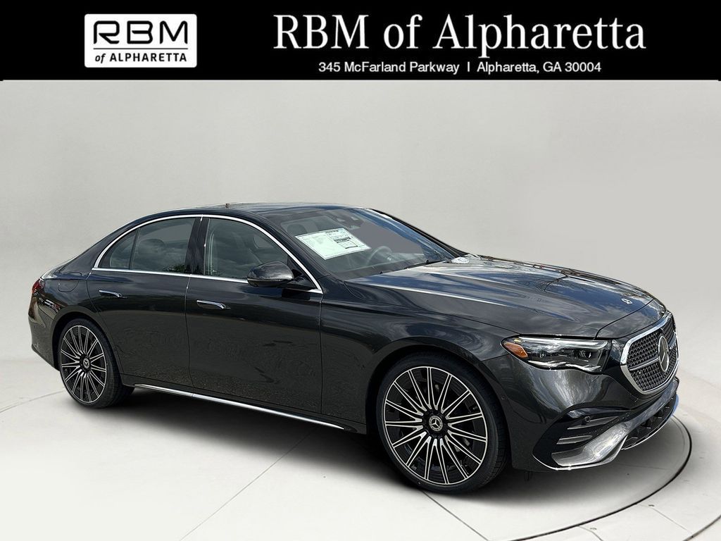 Gray (Graphite Grey Metallic) 2026 Mercedes-Benz E-Class E 350 RWD Sedan Rear-Wheel Drive 9-Speed Automatic