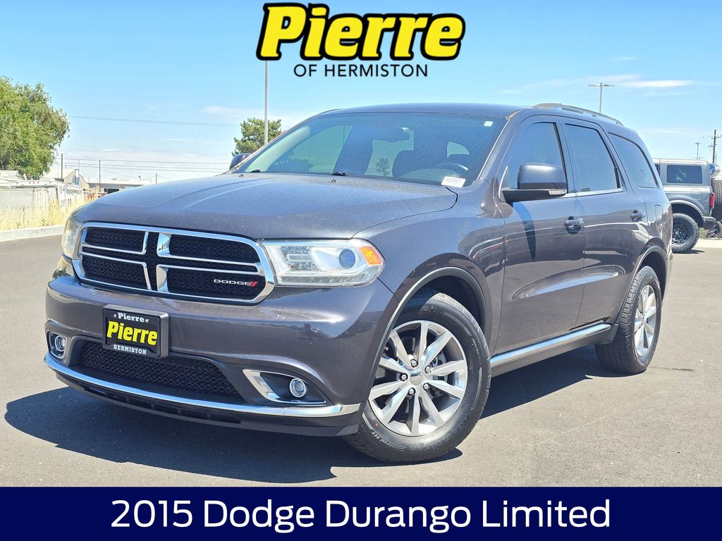 Gray (Steel Metallic) 2015 Dodge Durango SUV / Crossover Rear-Wheel Drive 8-Speed Automatic