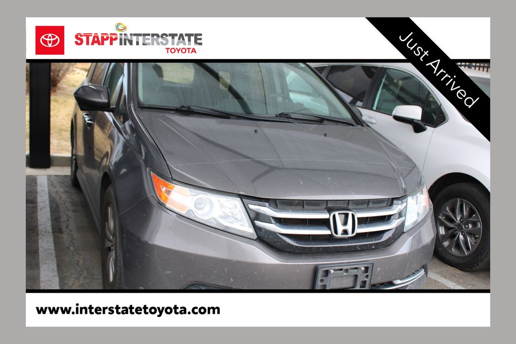 Gray 2014 Honda Odyssey EX-L FWD Minivan Front-Wheel Drive 6-Speed Automatic