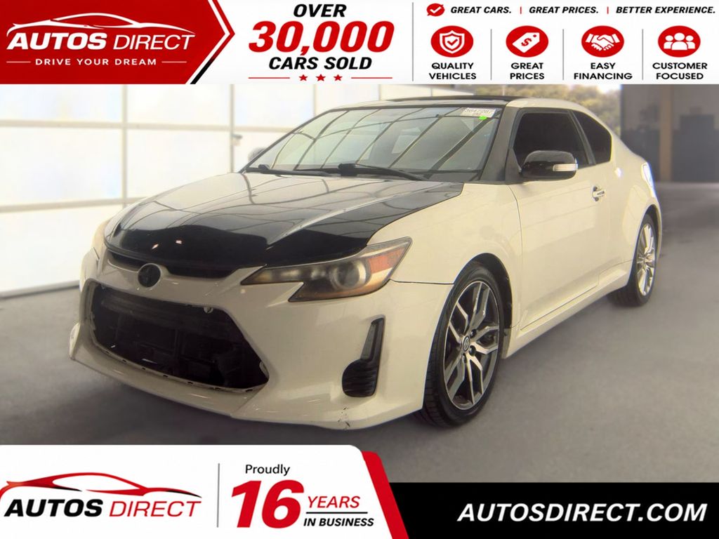 White (Blizzard Pearl) 2016 Scion tC Coupe Front-Wheel Drive 6-Speed Automatic