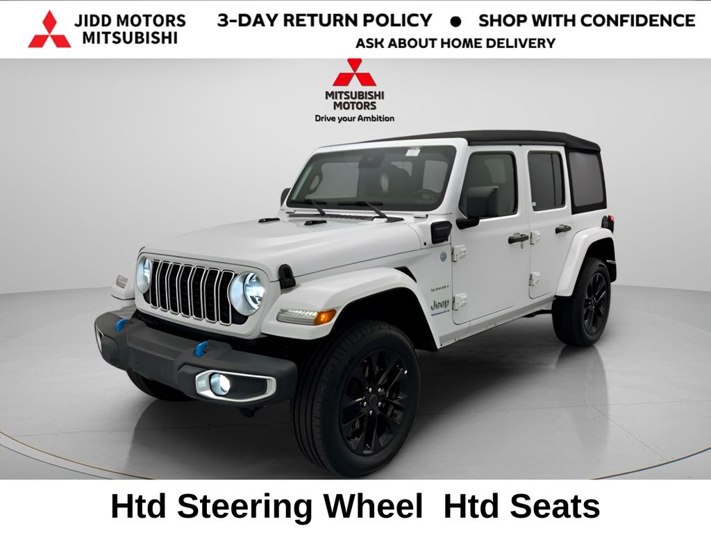 Bright White Clearcoat 2024 Jeep Wrangler 4xe SUV / Crossover Four-Wheel Drive 8-Speed Automatic