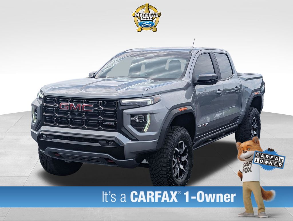 Sterling Metallic 2023 GMC Canyon Pickup Truck Four-Wheel Drive 8-Speed Automatic