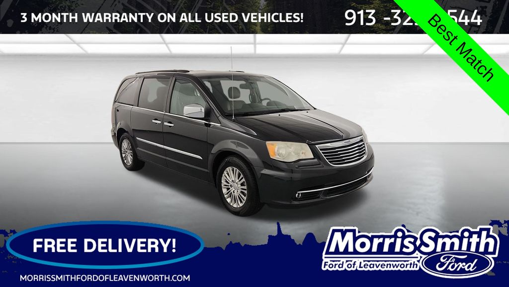 Brilliant Black Crystal Pearlcoat 2014 Chrysler Town & Country Touring-L FWD Minivan Front-Wheel Drive 6-Speed Automatic