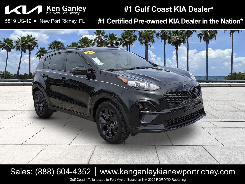Black Cherry Pearl 2021 Kia Sportage S FWD SUV / Crossover Front-Wheel Drive 6-Speed Automatic Overdrive