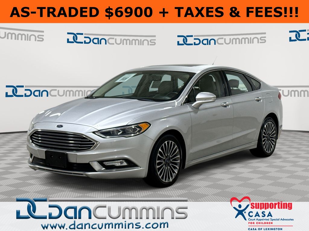 Ingot Silver 2017 Ford Fusion SE AWD Sedan All-Wheel Drive 6-Speed Automatic