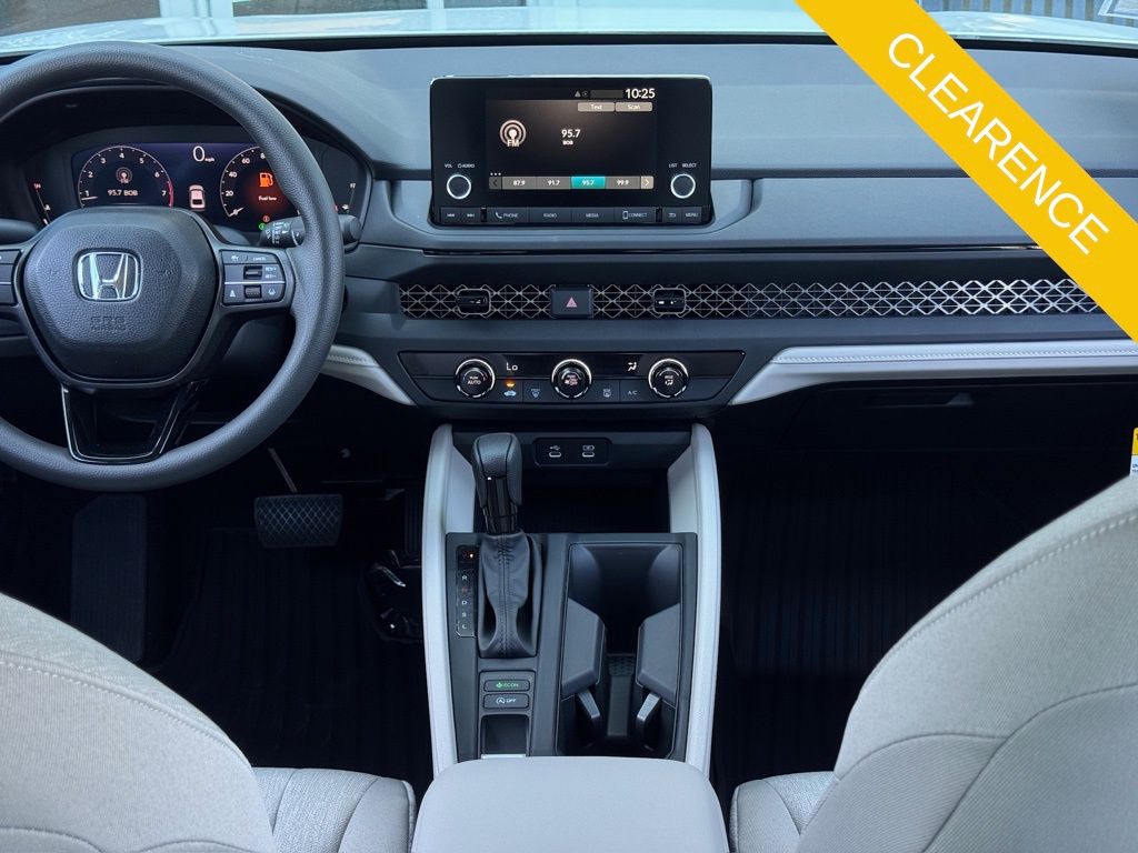 2025 Honda Accord LX White at Community Honda