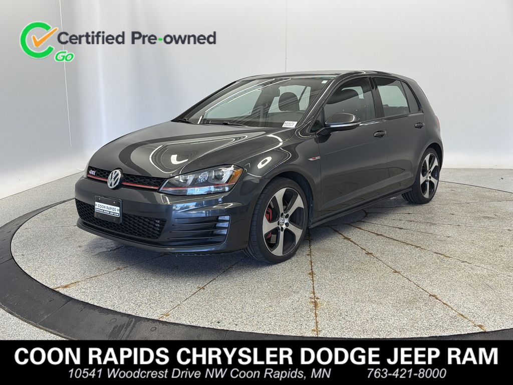 Steel Gray Metallic 2017 Volkswagen Golf GTI Hatchback Front-Wheel Drive 6-Speed Manual
