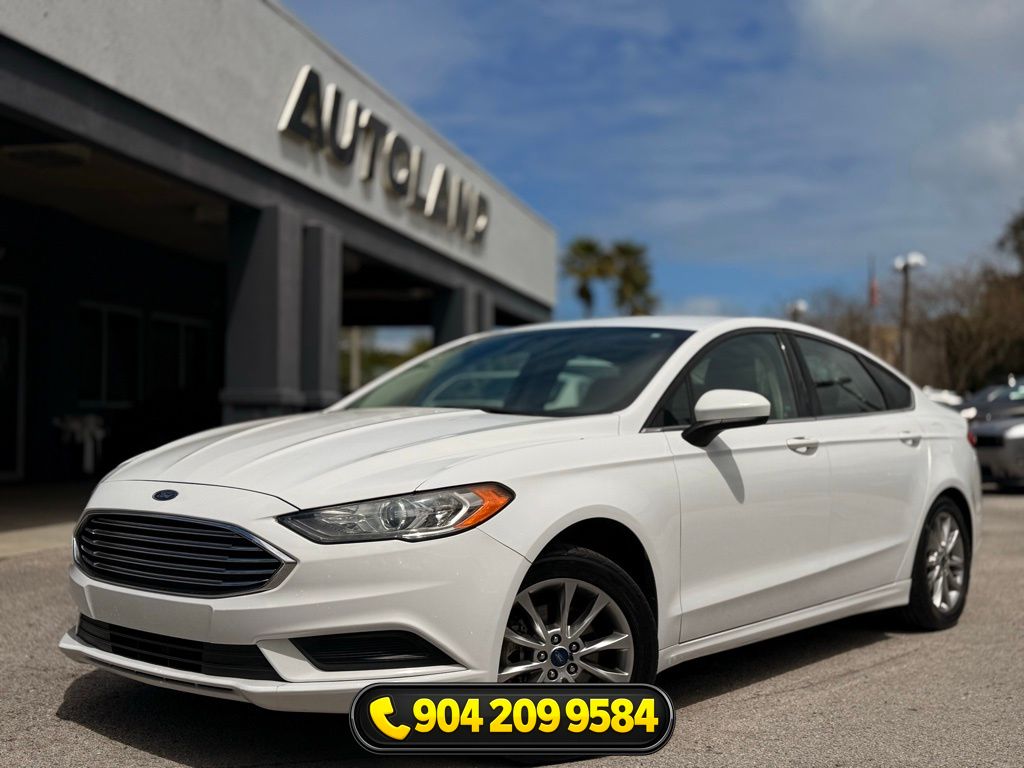 Oxford White 2017 Ford Fusion SE Sedan Front-Wheel Drive 6-Speed Automatic