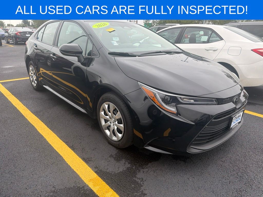 Midnight Black Metallic 2026 Toyota Corolla Sedan Front-Wheel Drive Continuously Variable Transmission