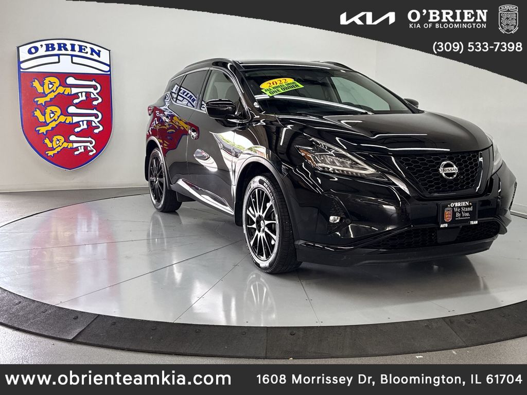 Gray (Magnetic Black Pearl) 2022 Nissan Murano SV AWD SUV / Crossover All-Wheel Drive Continuously Variable Transmission